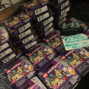 Complete full set of every 12 space mini figures blind boxes open all 12 dif